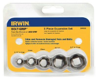 Irwin 5 pc bolt extractor expansion set