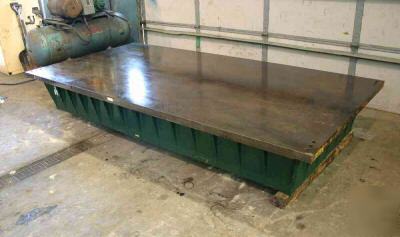 10' x 5' cast iron surface plate