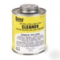 5 cans of oatey clear pipe pvc cleaner - 32 oz. cans