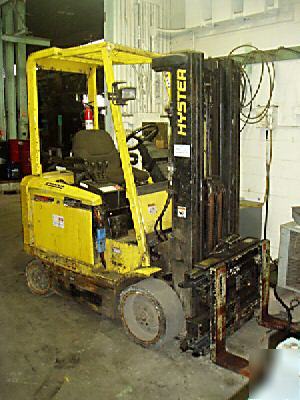 6500 lb hyster electric forklift truck #24546