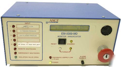 Asgt pneumatic monitor anunciator em-500-md controller