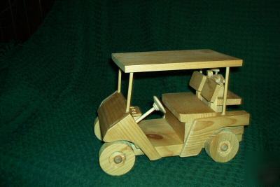 Golf cart ,handcrafted for golf buff,rec room or office