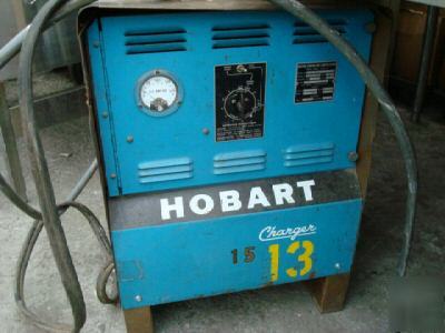 Hobart 30 volt forklift charger hi low fork lift