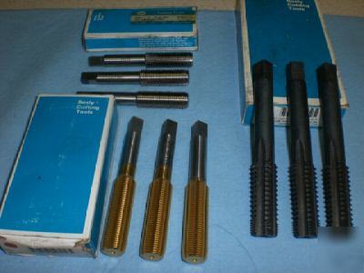 Thread forming taps 9PCS 3 sizes 9/16 5/8 11/16 besly 