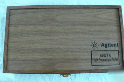 Agilent wood storage case for 85024A high freq. probe