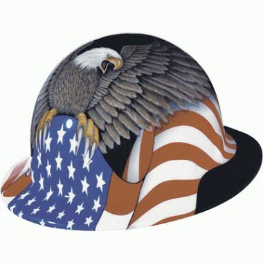 Fibre-metal spirit of america usa full brim hard hat