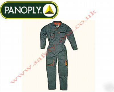 Grey overalls boilersuit, knee pad pockets small