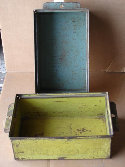Metal stackboxes/containers 15 3/4 x 9 3/4 x 5 ins.