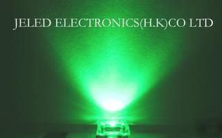 New 50X superflux green 3MM r/h led lamp 15,000MCD f/s