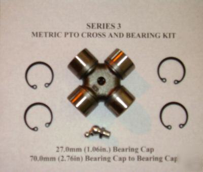 Series 3 metric pto cross & bearing kit