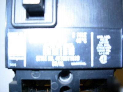 Westinghouse molded case circuit breaker 600V 20A 2POLE