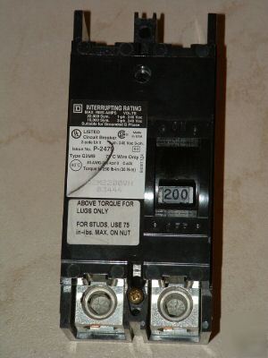 New ~ ~ square d 200 amp main circuit breaker Q2M2200VH 
