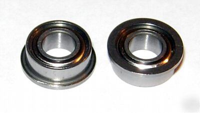 (10) MF105-zz flanged bearings, MR105, 5X10 mm, abec-3