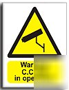 Cctv in operation sign-s. rigid-200X250MM(wa-066-re)