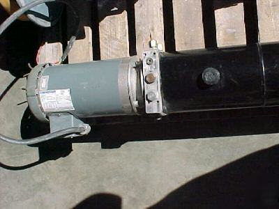 Hydraulic pump motor power unit