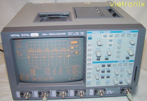 Lecroy 9374L 1GHZ digital oscilloscope with opts.