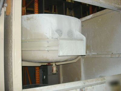 Rotomax centrifugal disc finisher, roto screener