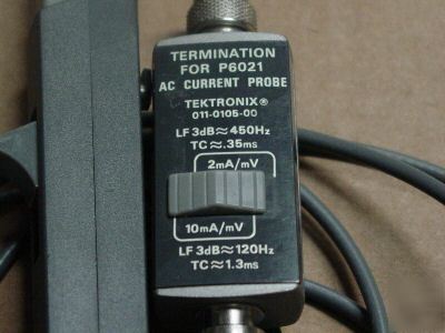 Tek P6021 ac current probe w/ termination