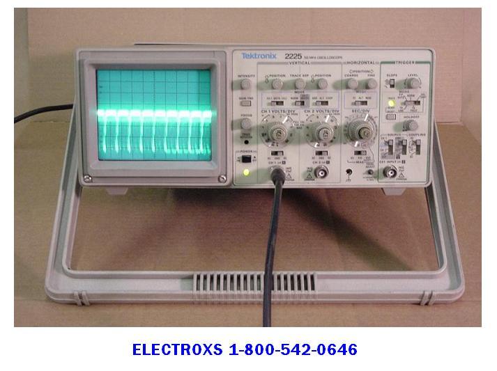 Tektronix 2225 50 mhz analog oscilloscope 2CH serviced