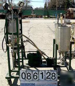 Used: chemap funda filter, 5.28 gallon capacity, 316L s