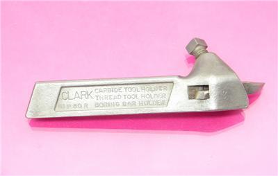 Antique pat pend r clark lathe turning tool holder P60R
