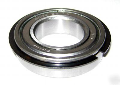 (10) 6005-zz- ball bearings w/snap ring,25X47MM znr z