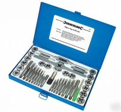 40 piece tap and die set myford lathe user, tapping