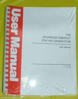 Advanced energy pdx 500 pn#3156024-105C