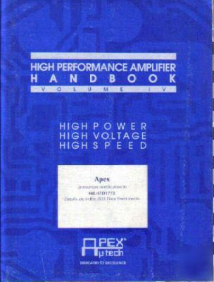 Apex high performance amplifier handbook vol iv
