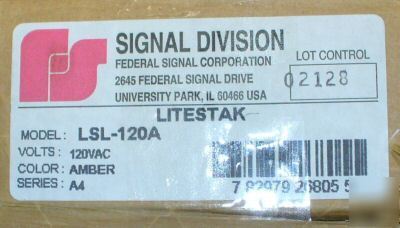 Federal signal - litestak - model lsl-120A