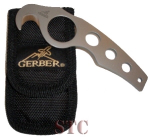 Gerber emergency rescue seatbelt safety knife w sheath