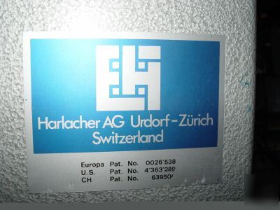 Harlacher coating machine
