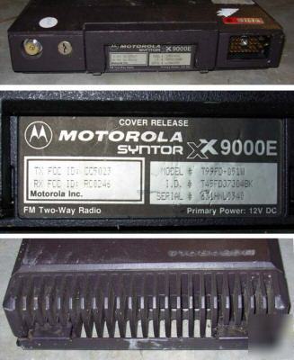 Motorola syntor x 9000E 800MHZ dual operation radio 35W