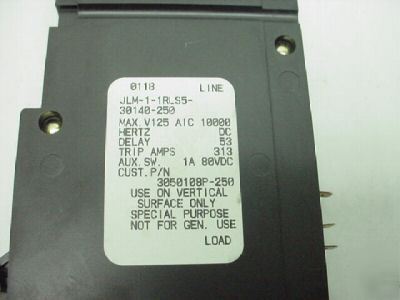 New 1 airpax 250 amp dc circuit breaker jlm-1-1RLS5 