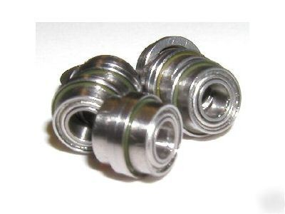 New 10 metal bearing 2X6X2.5 flanged ball bearings 