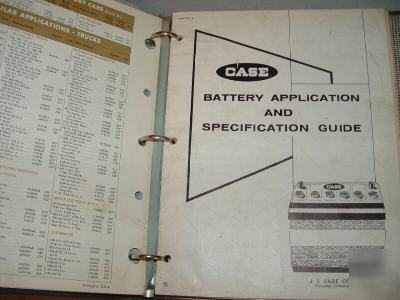 Parts catalogue case starters generators bearings