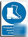 Protective footwear sign-s.rigid-300X400MM(ma-050-rm)