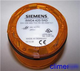 Siemens 8WD4420-5AD 8WD44205AD signal column yellow 