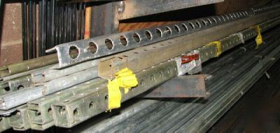 Unistrut & thread rod lot suspension channel metal