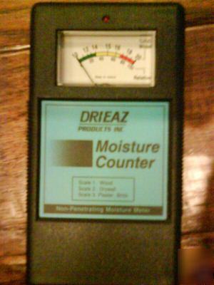 Water restoration moisture meter