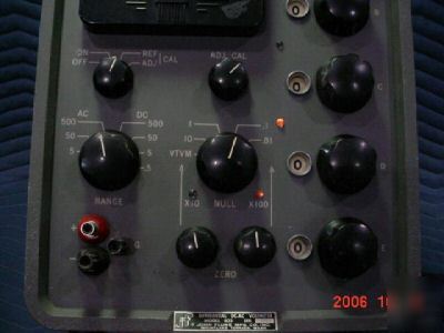 John fluke differential dc-ac voltmeter model 803