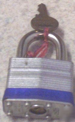 Master lock #1 padlock lock & key 