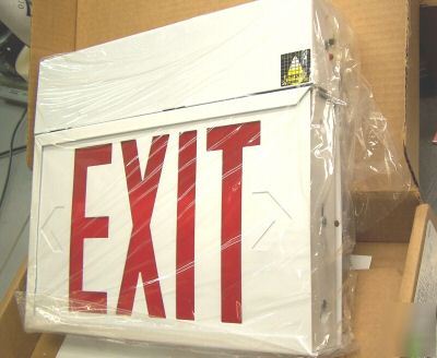 New big beam emergency exit sign EXF2RWWU 499-5875-mmc