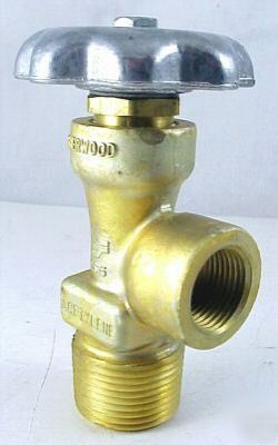 Sherwood acetylene gas cylinder valve TV5180 cga-510