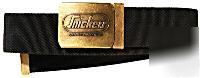Snickers 9025 (9022) black belt with brass buckle bnwt