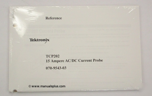 Tek TCP202 current probe reference manual - $5 shipping