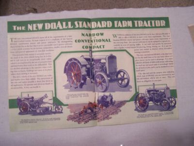 Rumely doall fold out sales brochure- original