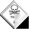 Toxic skull/cb-6 sign-semi rigid-230X230MM(ha-013-rg)