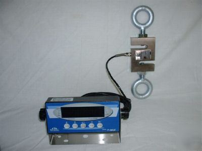 2,500 lb peak hold-dynamometer-load cell-crane scale