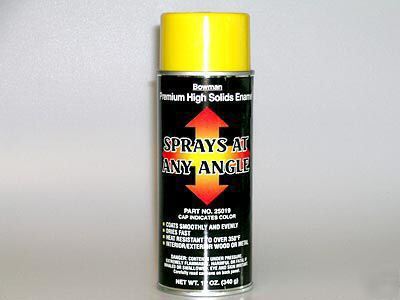 Any angle high solid aerosol spray paint yellow qty 12